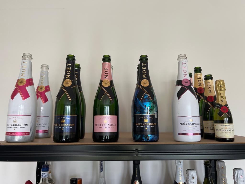 Moët & Chandon Champagne Collectie, Ophalen of Verzenden, Zo goed als nieuw, Frankrijk, Champagne