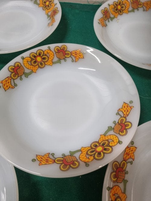 diner borden vintage schott mainz jena glas, Huis en Inrichting, Ophalen of Verzenden, 'T Olde Gre-j, Info@toldegrej.nl, Endepoelstraat 20f Didam