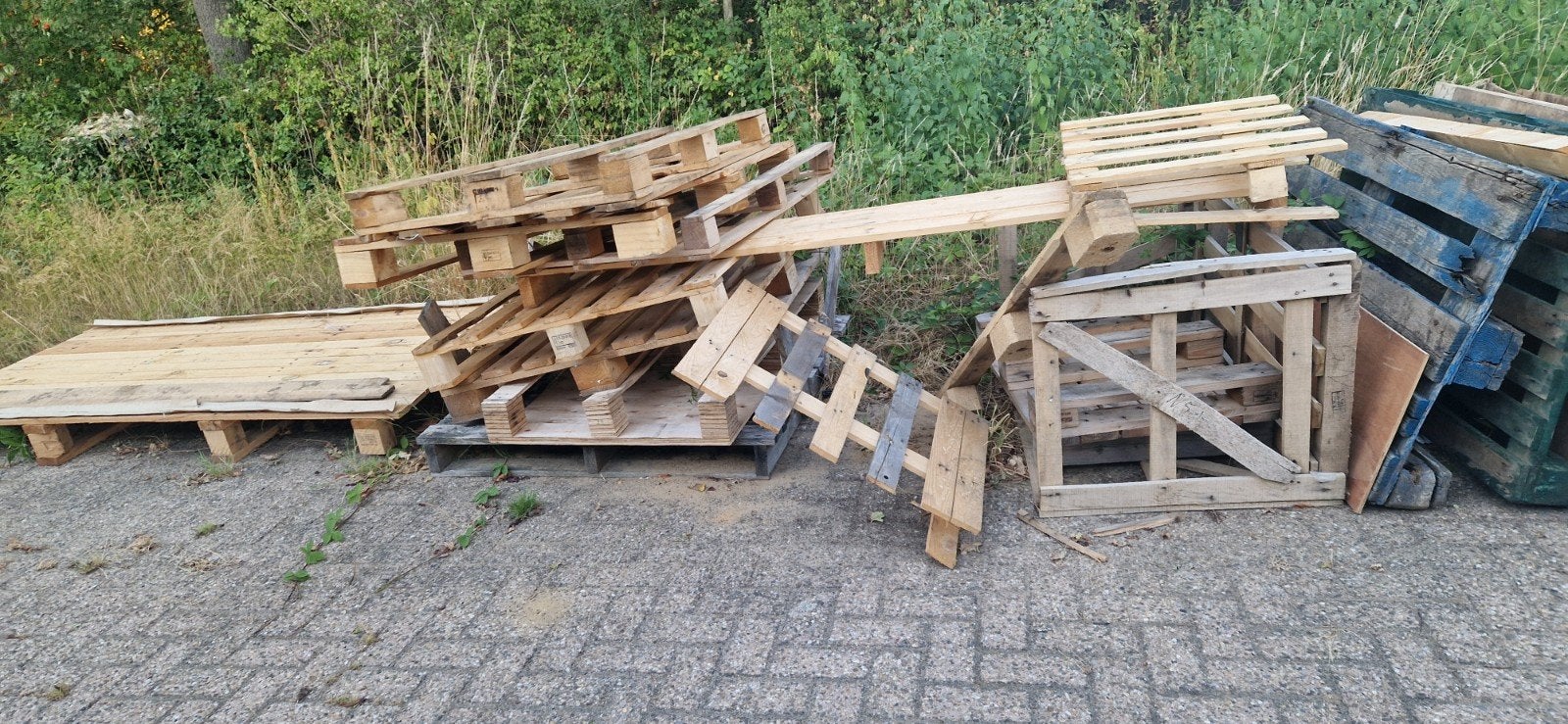 Gratis pallets, Tuin en Terras, Haardhout, Minder dan 3 m³, Ophalen