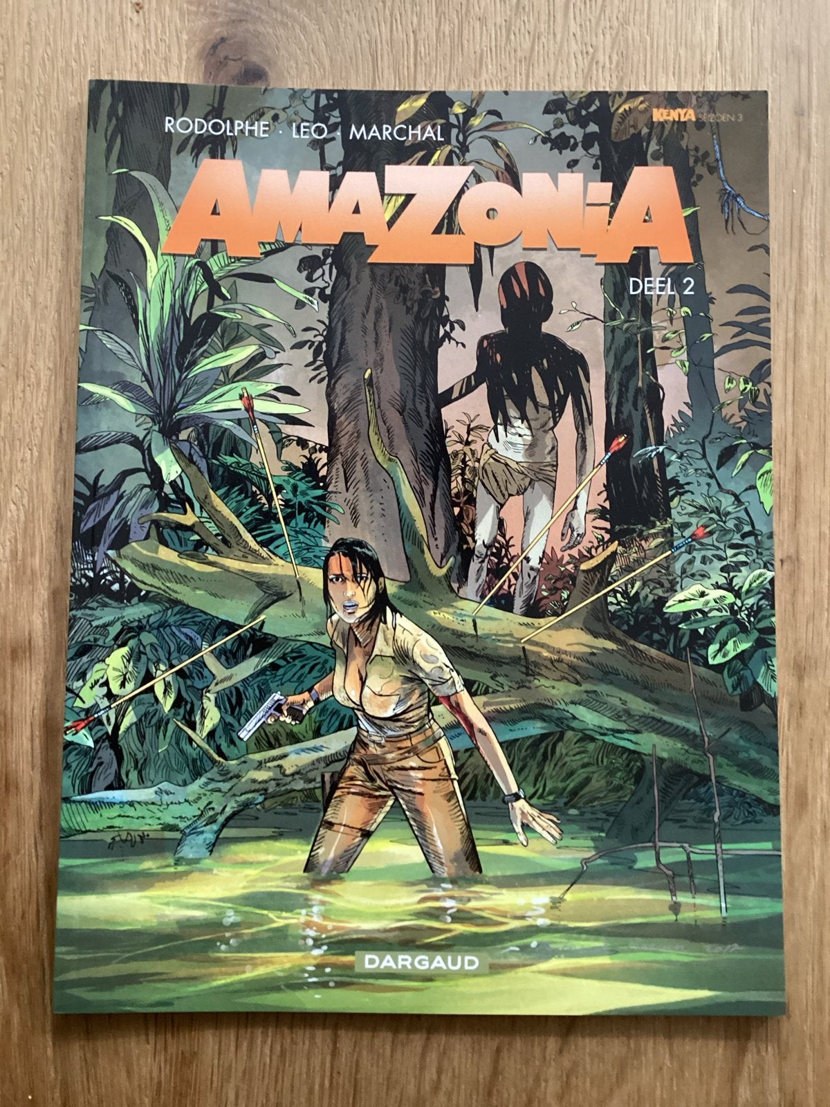 Amazonia Deel 2 - Stripboek in goede staat, Boeken, Eén stripboek, Ophalen of Verzenden, Zo goed als nieuw