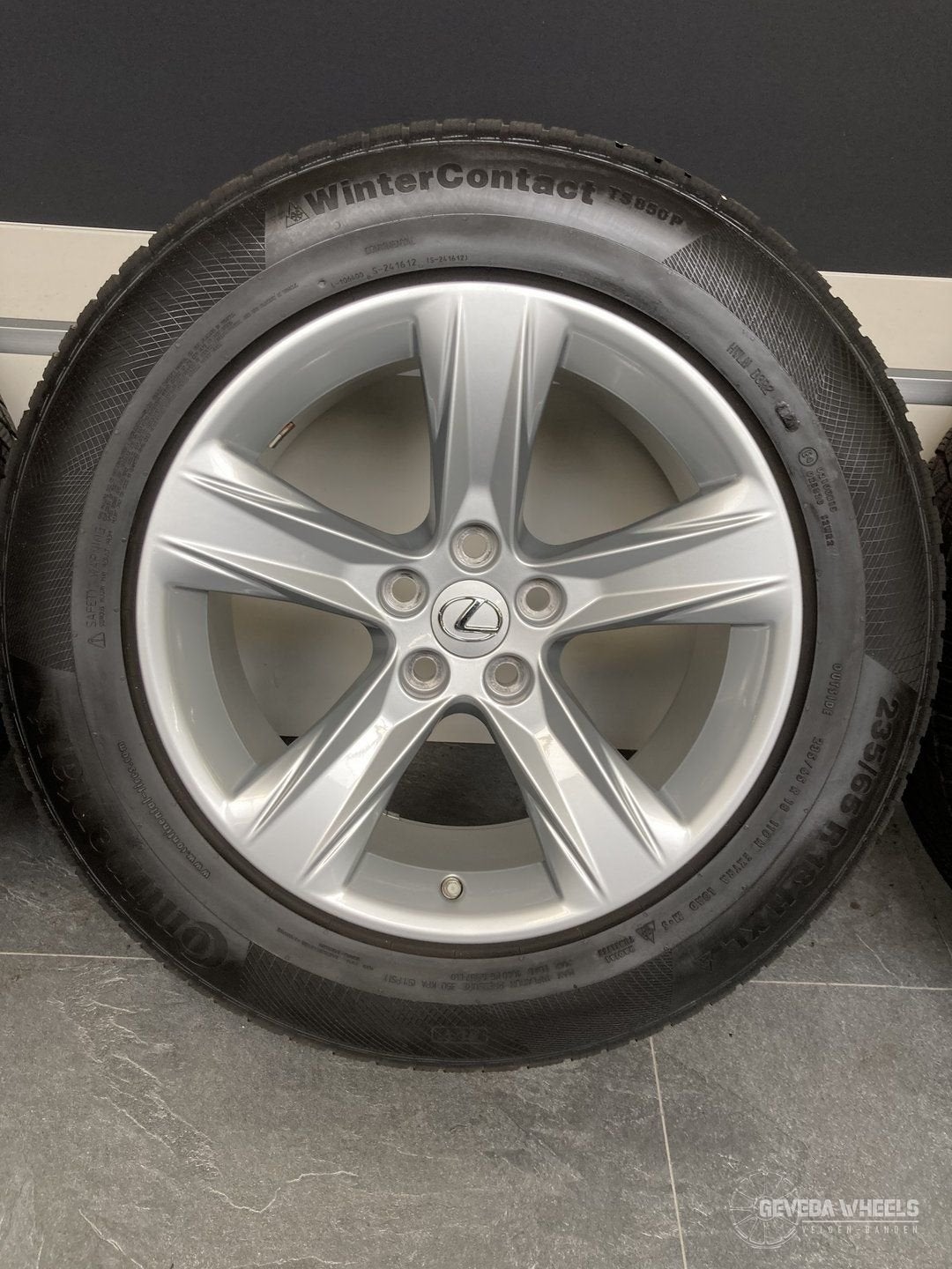 18” originele Lexus RX450h velgen + winterbanden 5x114.3, 18 inch, Gebruikt, -, -