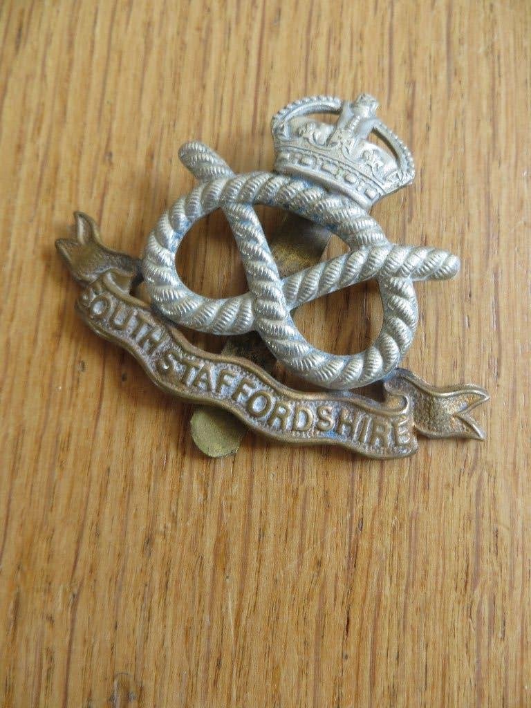 South Staffordshire badge WW2, Verzamelen, Ophalen of Verzenden, Luchtmacht, Engeland, Embleem of Badge