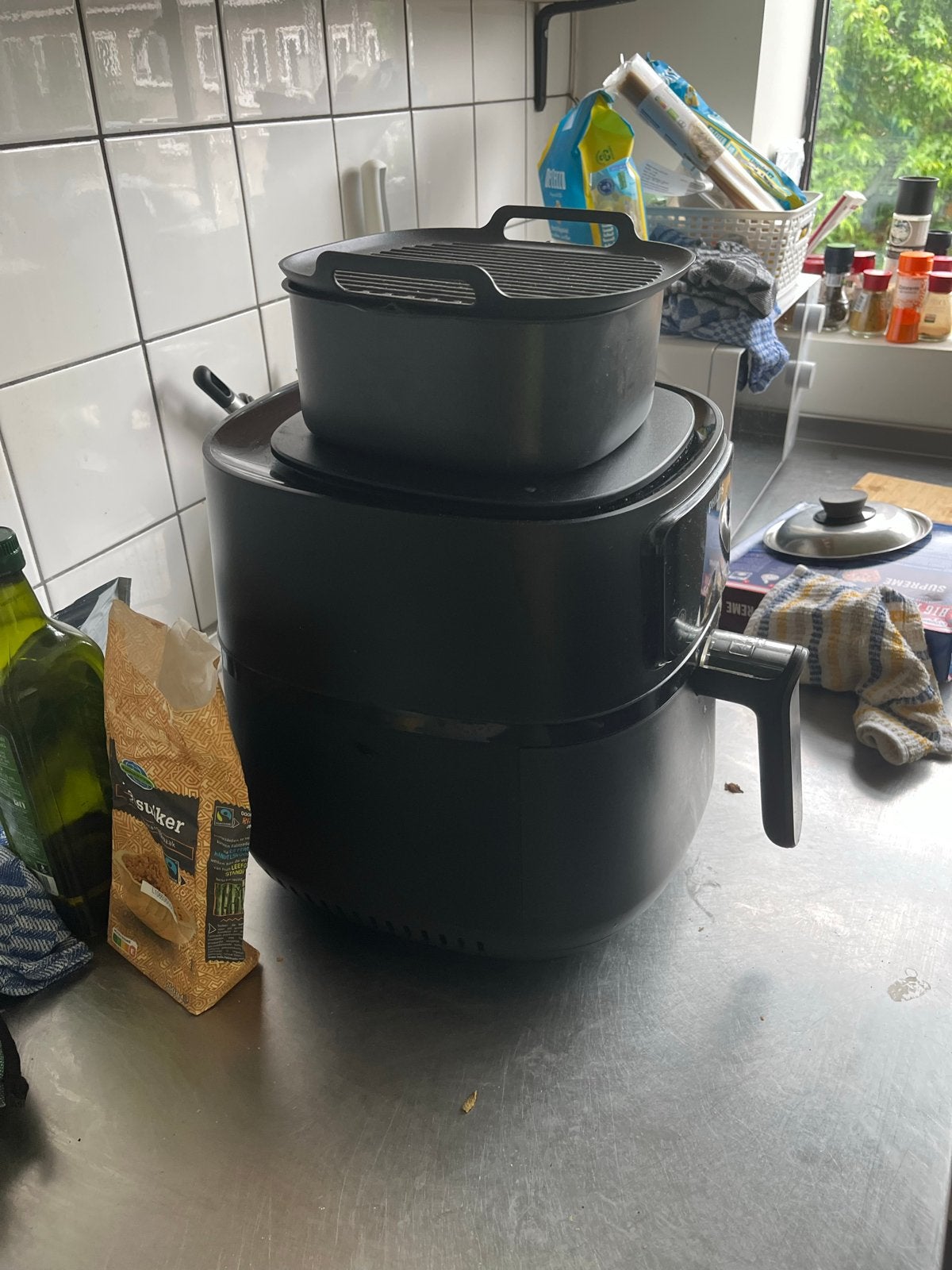 Philips XXL Airfryer met HomeID verbinding, Ophalen of Verzenden, Gebruikt, Airfryer XXL, 1500 gram of meer