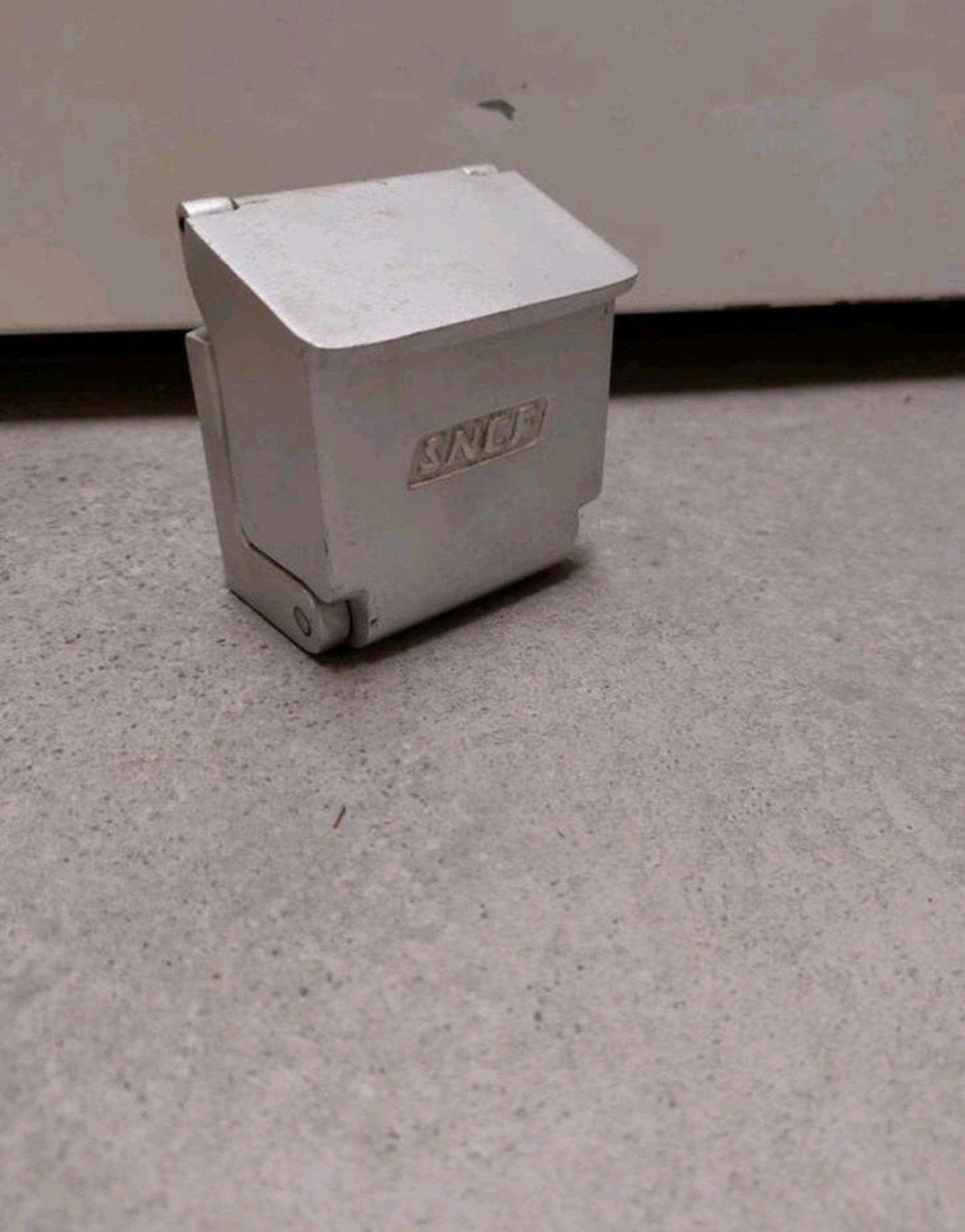 Vintage retro Asbak ashtray openbaarvervoer rokershok, Ophalen of Verzenden, Huis en Inrichting