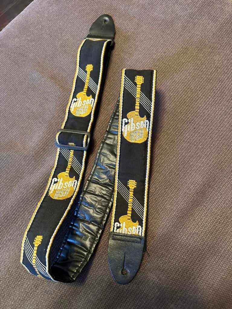 Gibson gitaarband strap, Ophalen of Verzenden, Gebruikt, Elektrische gitaar