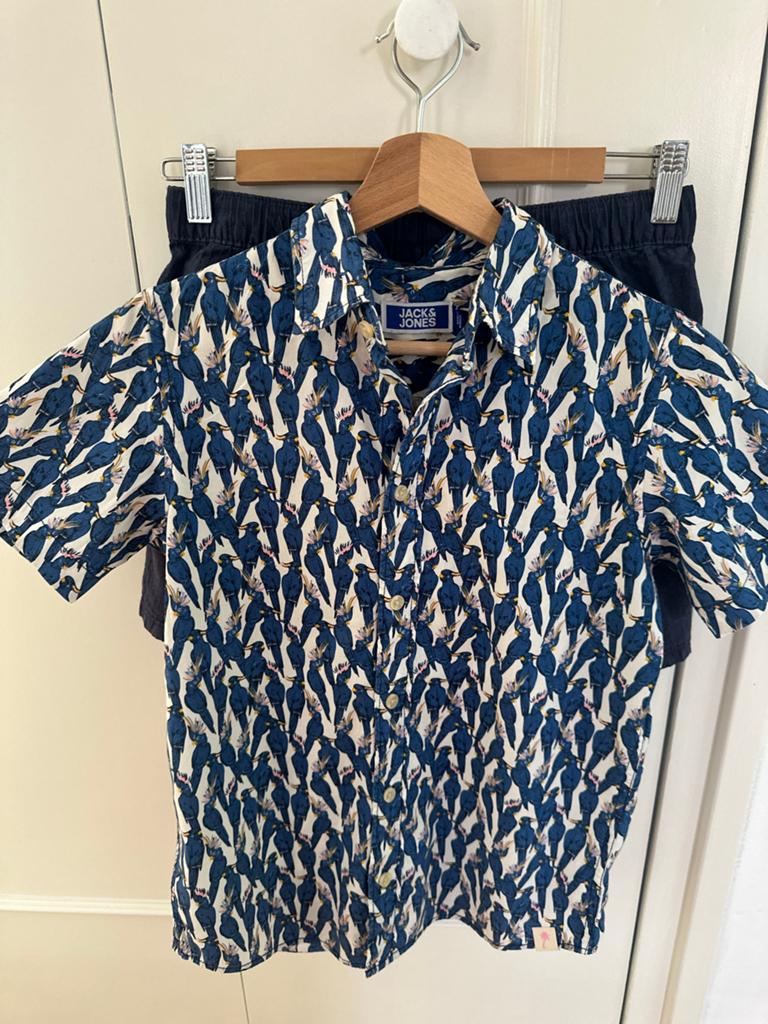 Jack & Jones Kleding Setje Jongens - Blouse & Korte Broek, Kinderen en Baby's, Kinderkleding | Maat 152, Ophalen of Verzenden
