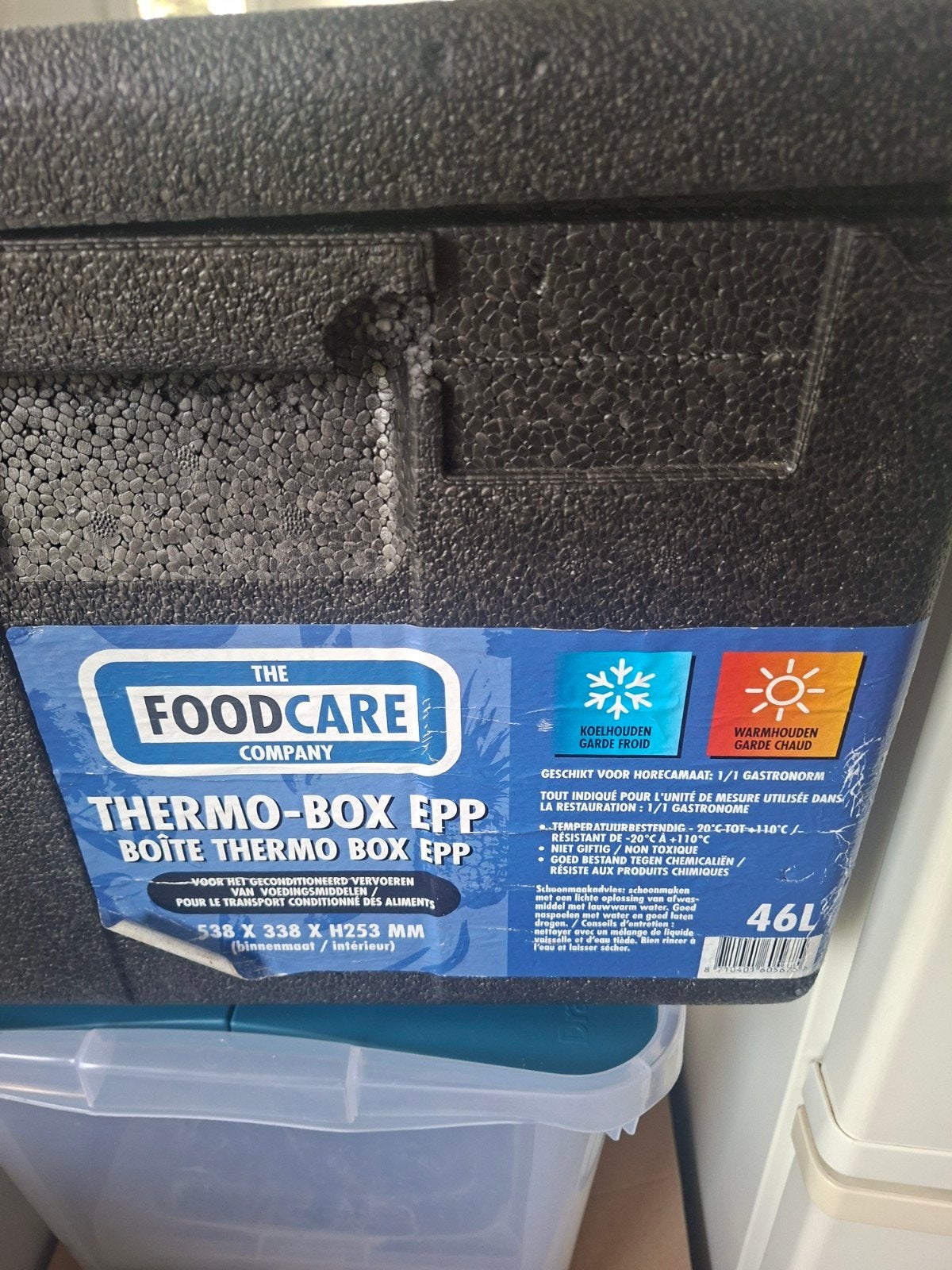 Thermo-Box EPP 46L - Warm en Koud Houdend, Ophalen