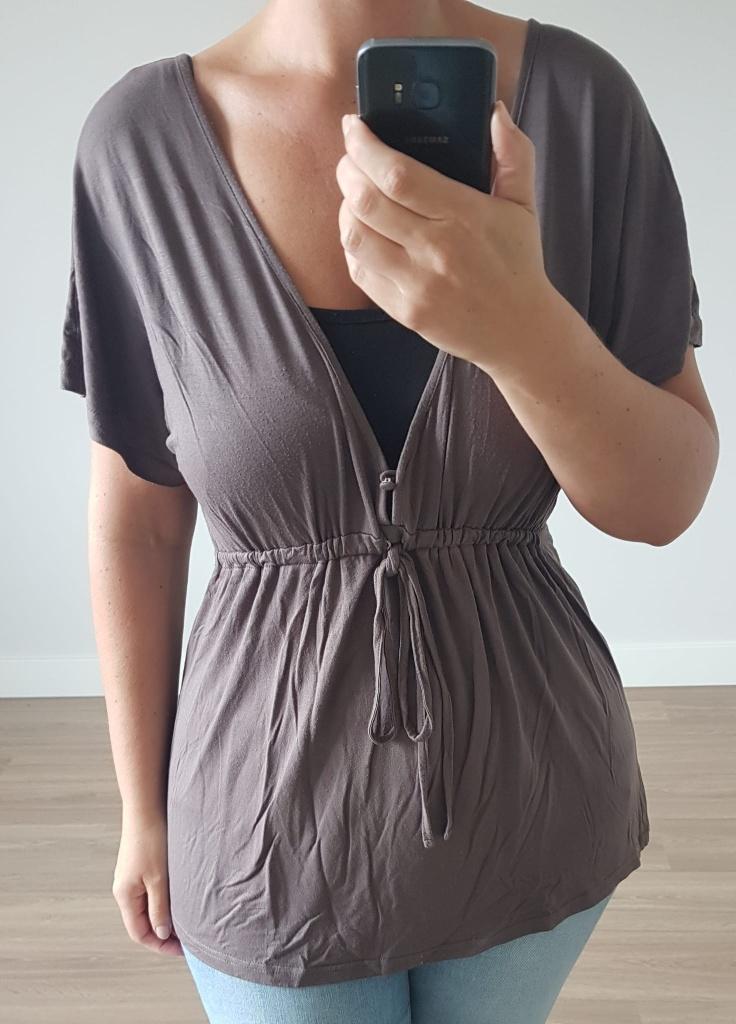 Shirt 3 Suisses Bruin 42-44, Kleding | Dames, Bruin, Verzenden, 3 suisses, Maat 42/44 (L)
