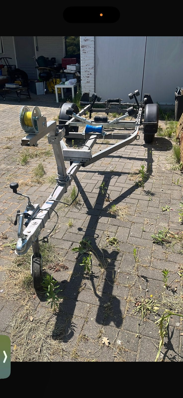 boot trailer, Ophalen, Zo goed als nieuw