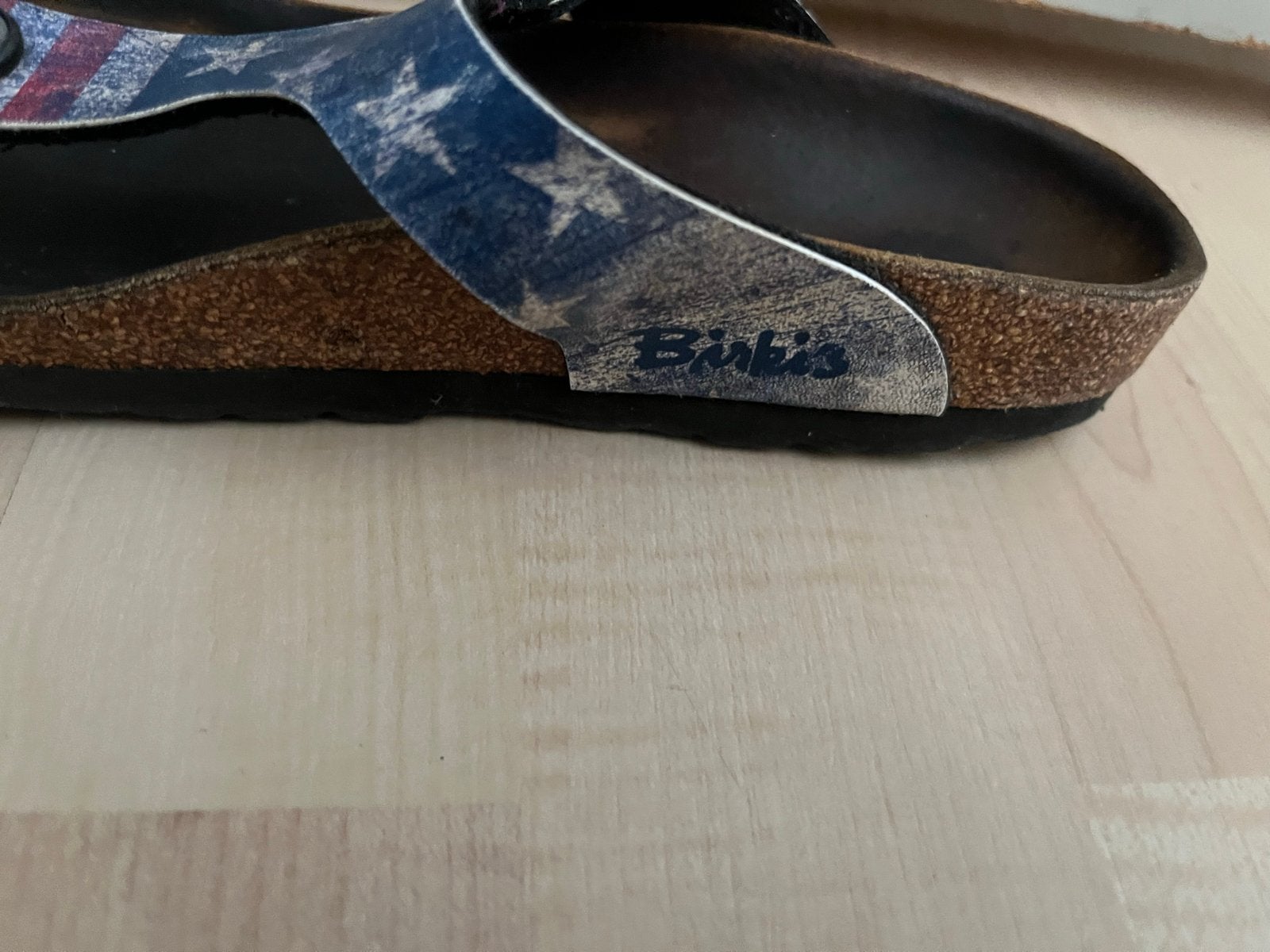 Birkies USA vlag maat 35 Birckenstock 38 sandalen wit 39, Gebruikt, Jongen of Meisje, Overige typen, Ophalen of Verzenden