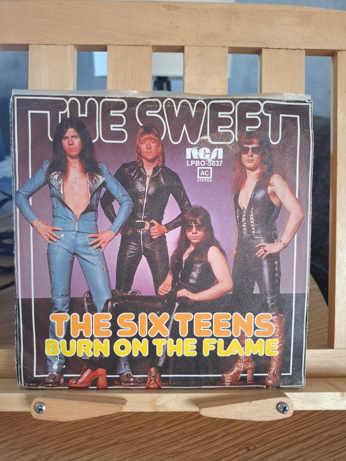 single: the sweet - the six teens, Ophalen of Verzenden, Pop