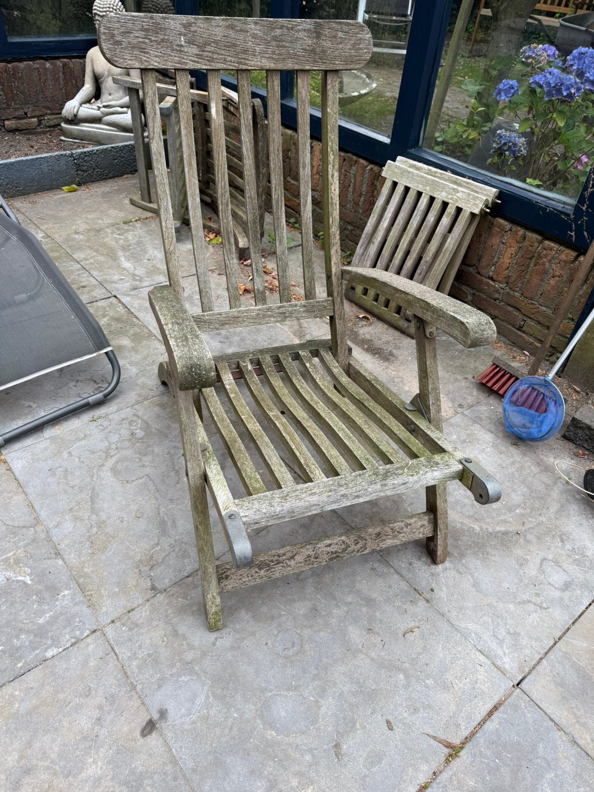 Tuinstoelen duurzaam hout, Ophalen, Gebruikt, Hout, Inklapbaar