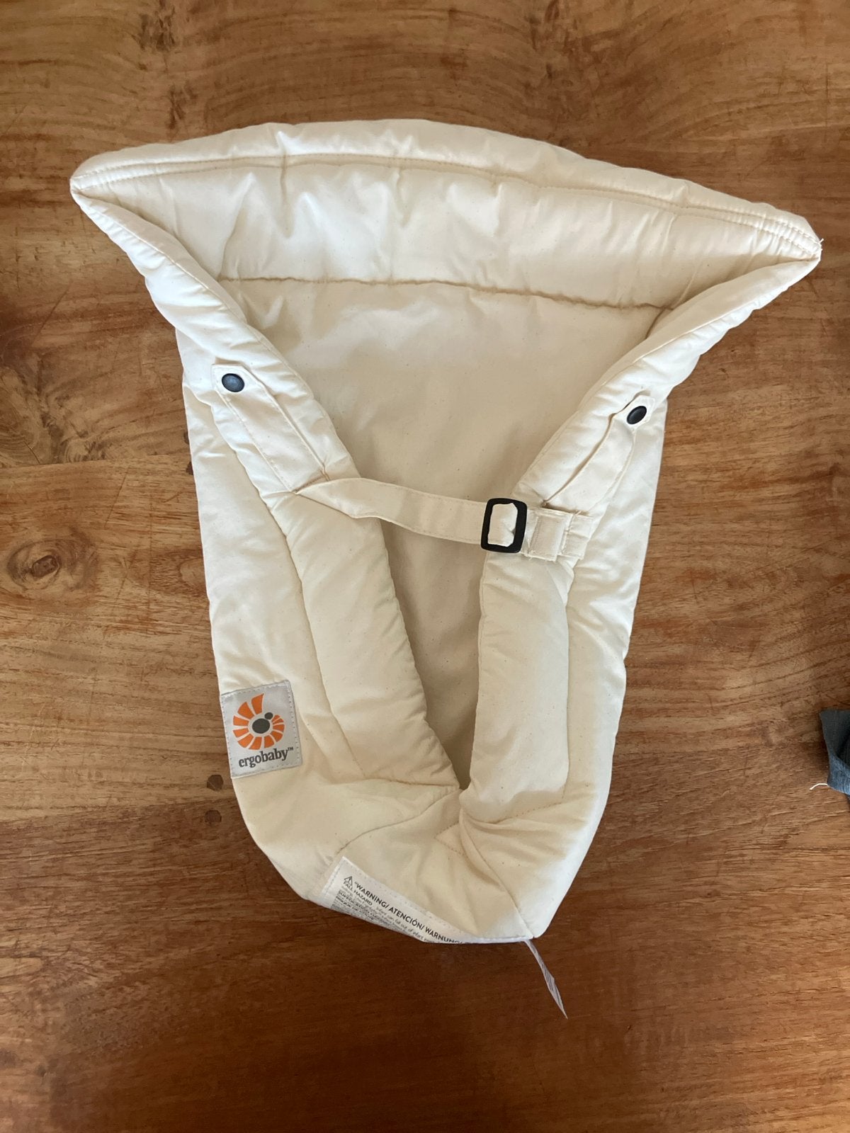 Ergobaby Original Katoenen Baby Inzetstuk - Natuurlijk, Overige merken, Overige typen, Ophalen of Verzenden, Zo goed als nieuw