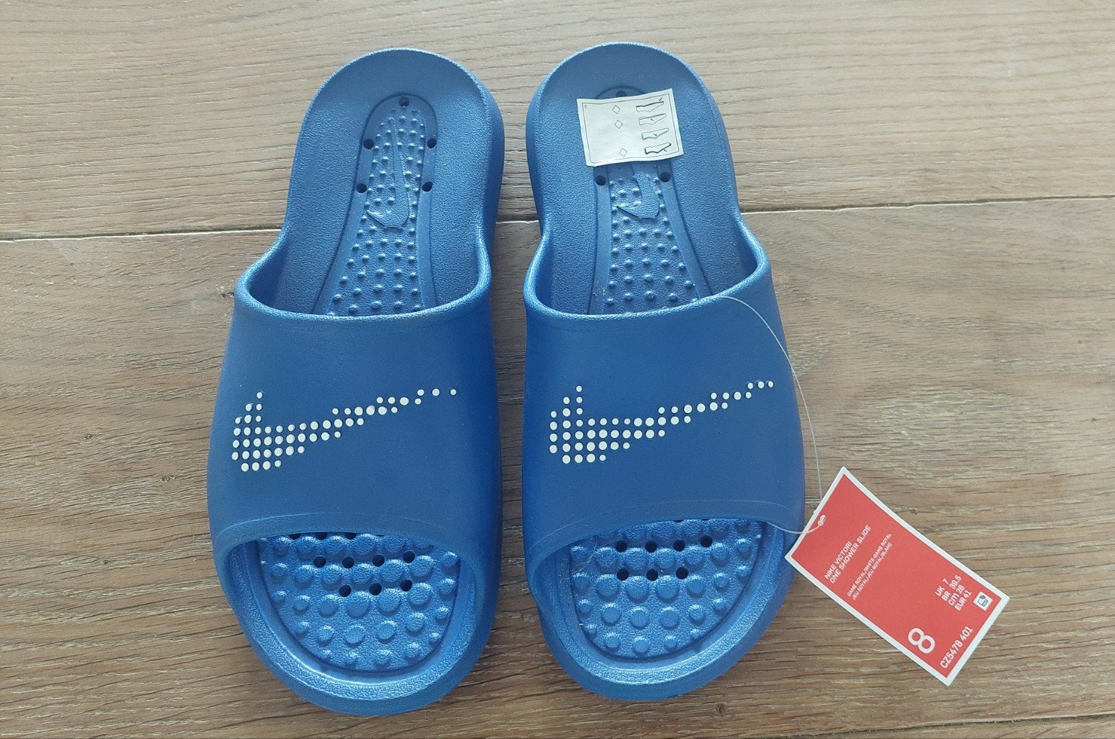 Nieuwe Nike slippers - Maat 41, Kleding | Heren, Schoenen, Blauw, Nike, Nieuw, Ophalen of Verzenden