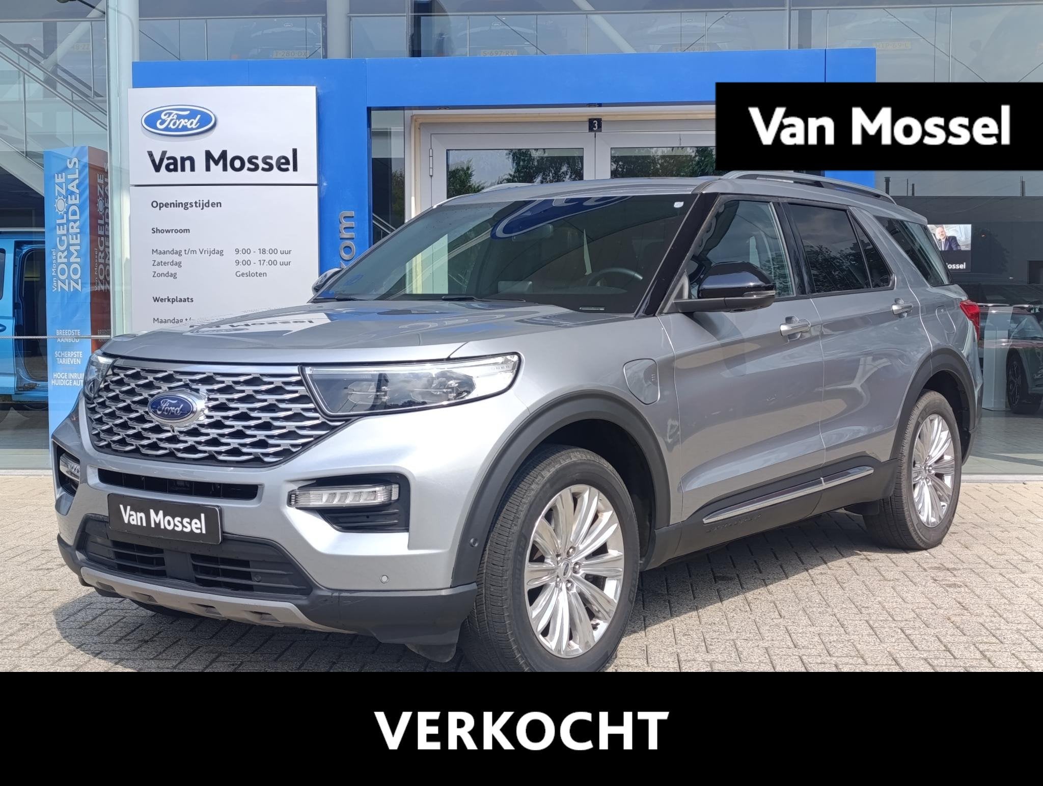 Ford Explorer 3.0 PHEV Platinum | Adaptieve Cruise | Panodak, Auto's, Automaat, 12 maanden, 14 kWh, Euro 6