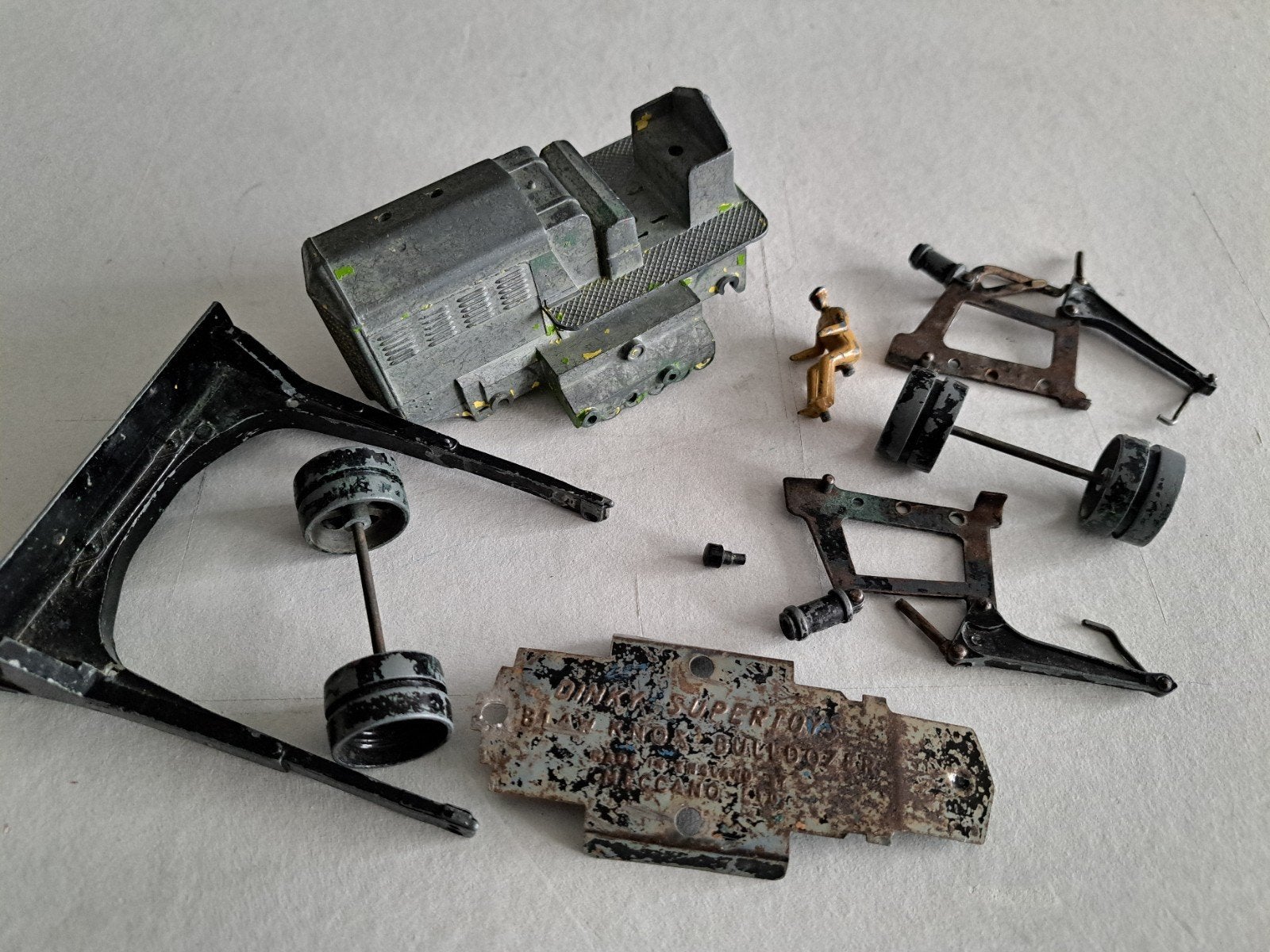 Dinky toys Blaw knox bulldozer herstel, Ophalen of Verzenden, Tractor of Landbouw, Overige merken