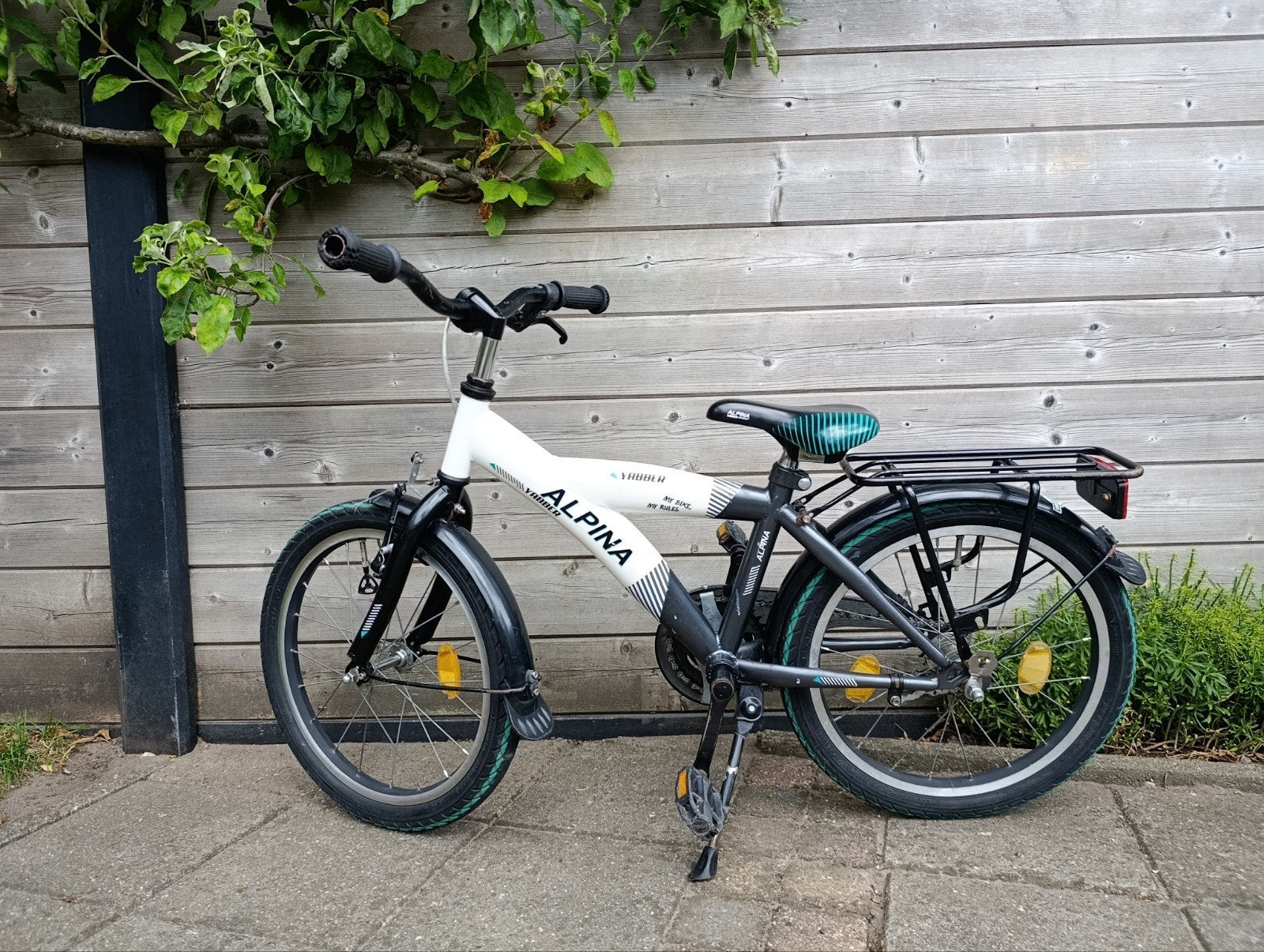 Alpina Yabber groen 18 inch, Fietsen en Brommers, Fietsen | Jongens, Ophalen, Terugtraprem, Gebruikt, Alpina  yabber