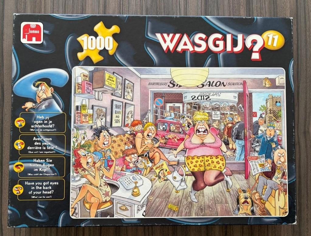 Wasgij Original - Beauty Salon - nr. 11 - 1000 stukjes, Ophalen of Verzenden, 500 t/m 1500 stukjes, Zo goed als nieuw