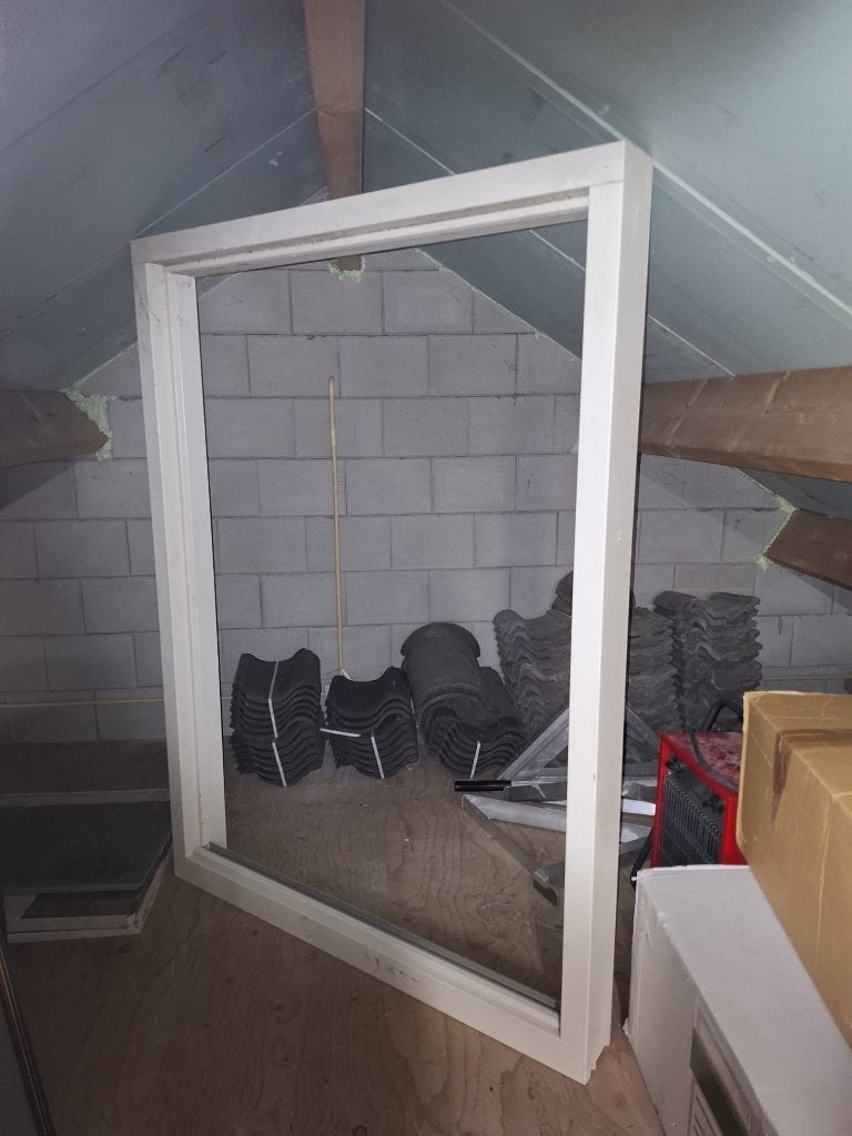 Hardhouten kozijn voor binnenbeglazing, Raamkozijn, Nieuw, 75 tot 150 cm, Hout