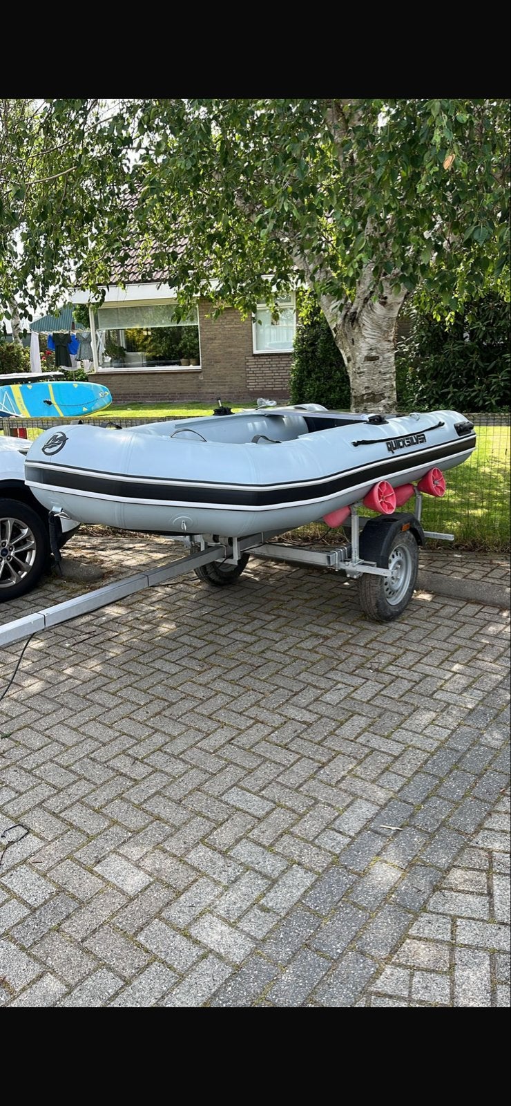 Quicksilver Sport 320 Rubberboot met Buitenboordmotor, Quicksilver, Ophalen of Verzenden, Overige materialen, Gebruikt