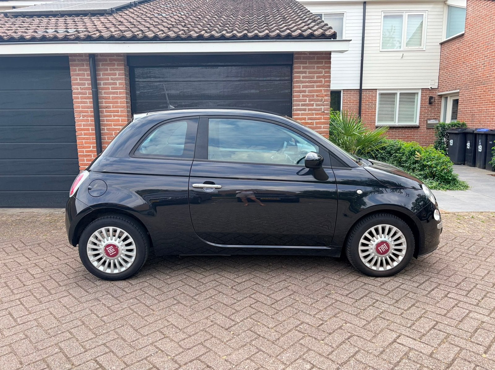 Fiat 500 0.9 Twinair C 2014 Zwart, Voorwielaandrijving, 840 kg, Zwart, Origineel Nederlands