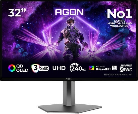 AOC AGON PRO AG326UZD2 32" 4K QD-OLED Gaming Monitor
