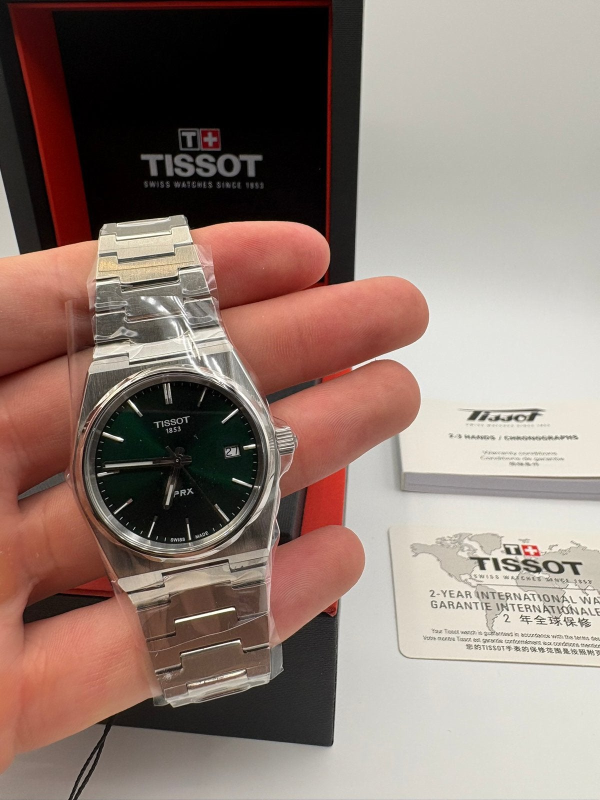 Tissot PRX Full Set, Ophalen of Verzenden, Zo goed als nieuw