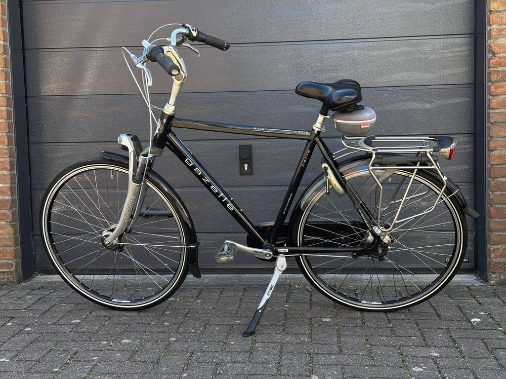 Mooie Gazelle herenfiets, maat 57, 8 versnellingen, Fietsen en Brommers, Ophalen, Versnellingen, 56 cm of meer, Zo goed als nieuw