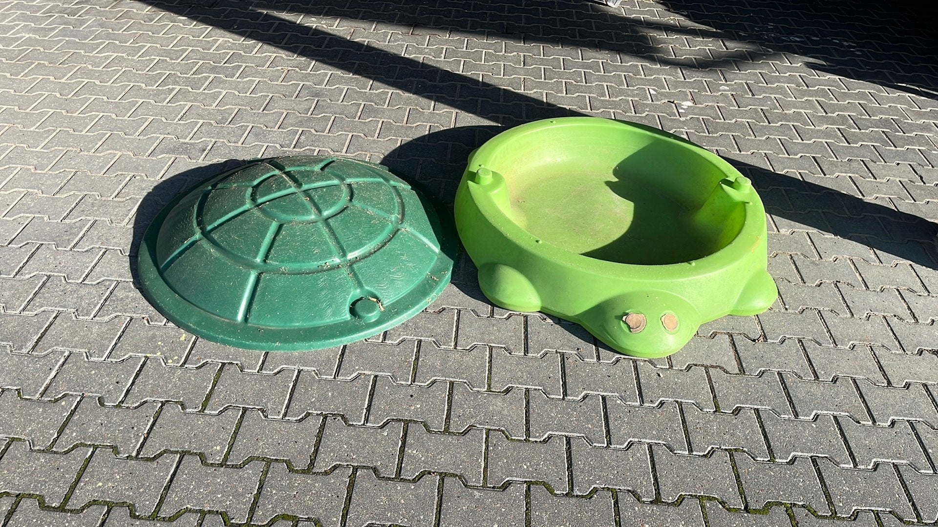 Schildpad zandbak, Ophalen, Zo goed als nieuw