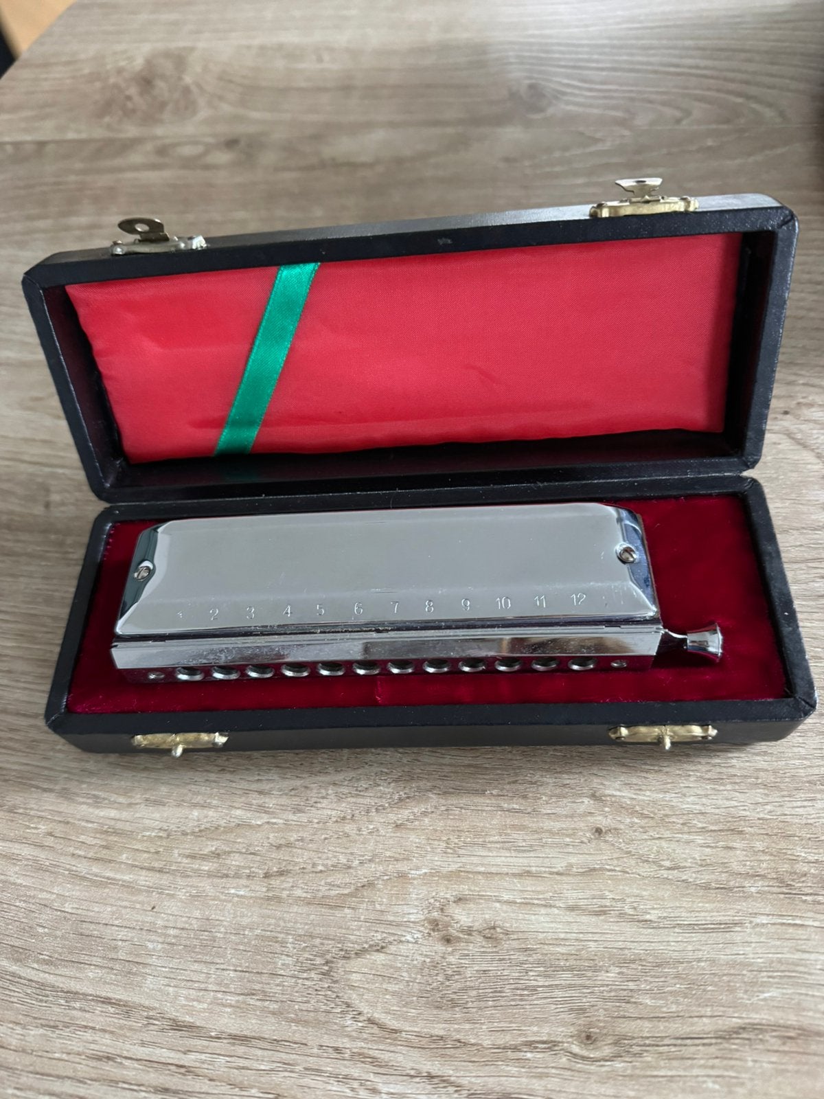 Mondharmonica 12 gats, Ophalen of Verzenden, Zo goed als nieuw, C-mondharmonica