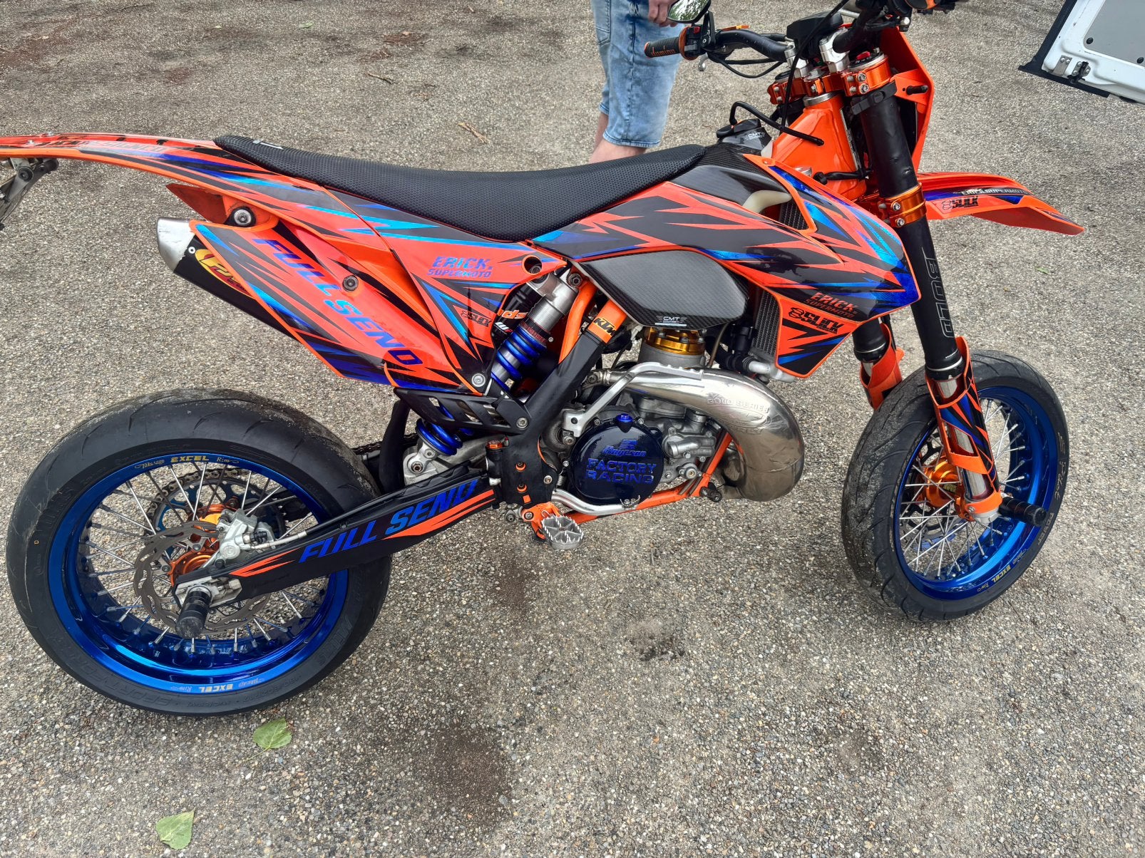 Ktm exc 250 op A1 kenteken, blok slechts 5 draaiuren!!, 250 cc, LED Verlichting, Gebruikt, Particulier