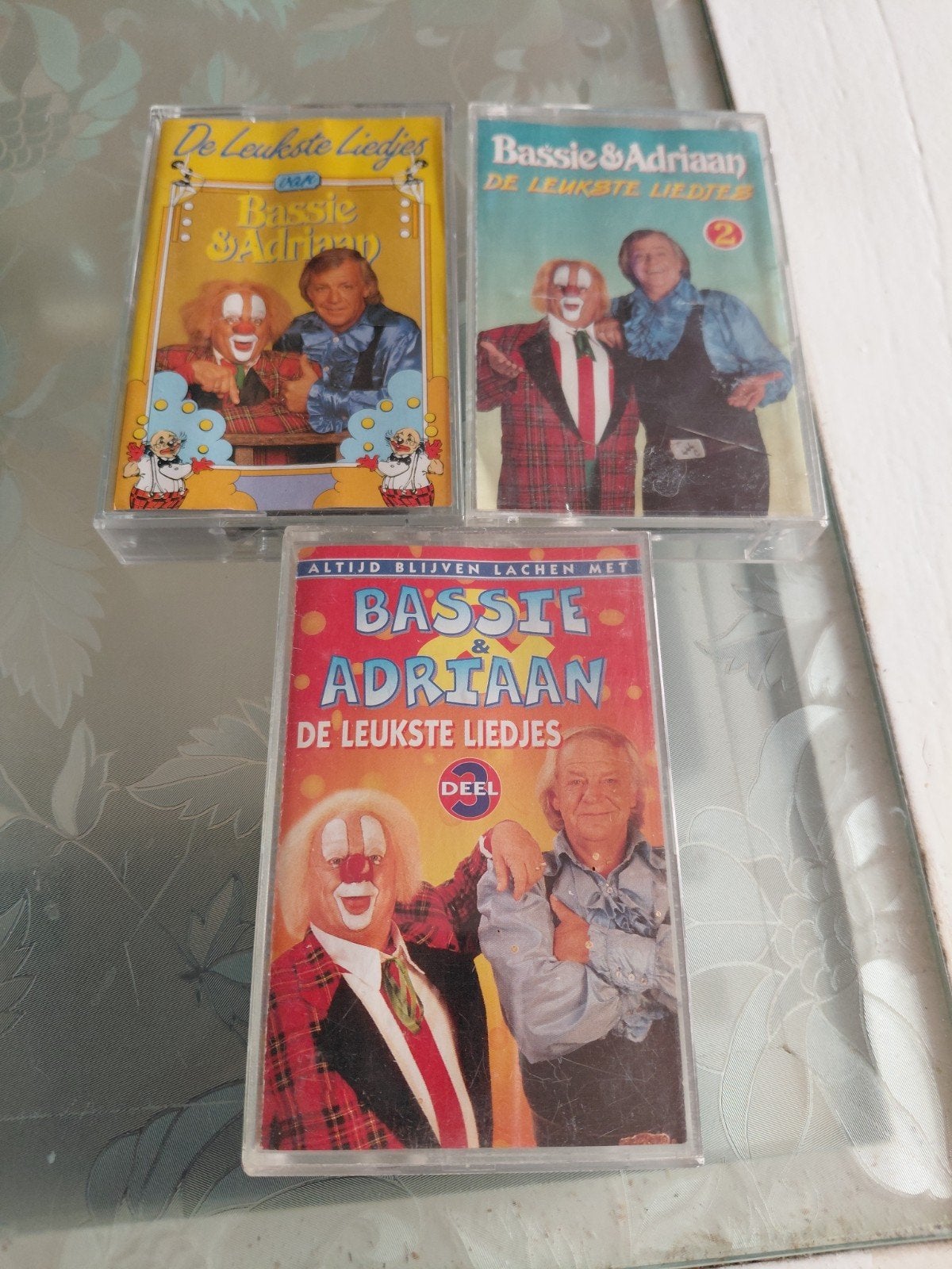 Bassie & Adriaan cassettebandjes – De Leukste Liedjes 1,2,3., Cd's en Dvd's, Gebruikt, 2 t/m 25 bandjes, Kinderen en Jeugd, Ophalen of Verzenden