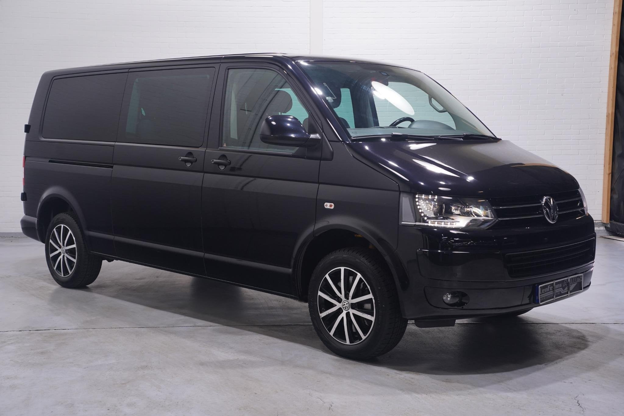 Volkswagen Transporter 2.0 TDI Dubbel Cabine L2 4Motion Marg, Auto's, Automaat, Euro 5, Stof, Gebruikt