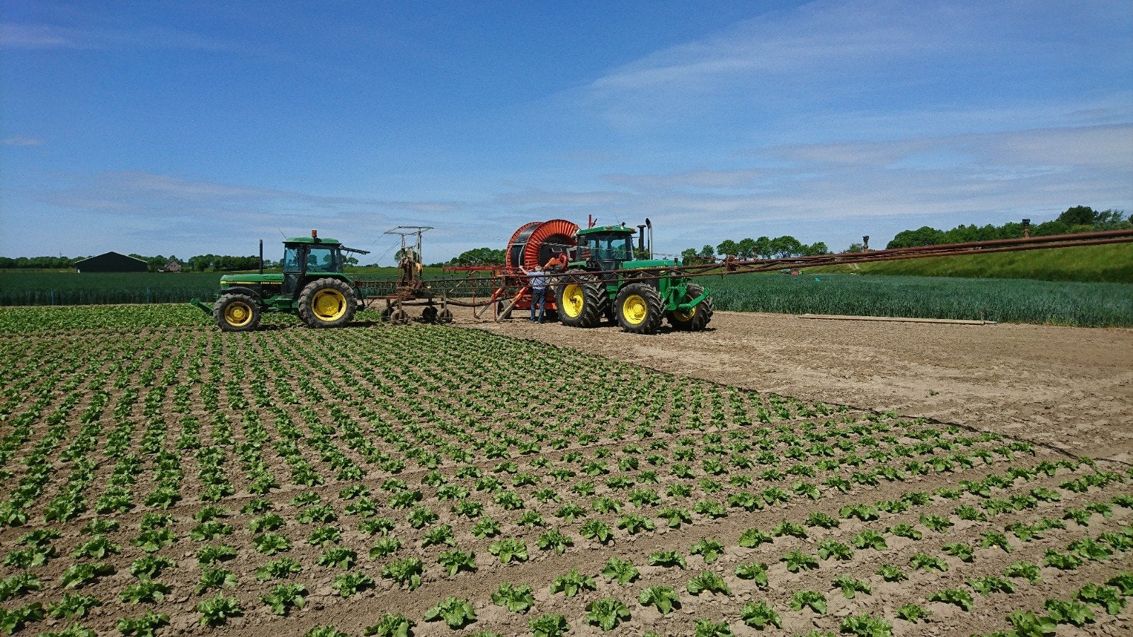Irrifrance 90/450 met silverrainboom, Ophalen, Gebruikt, Frankrijk, Irrifrance