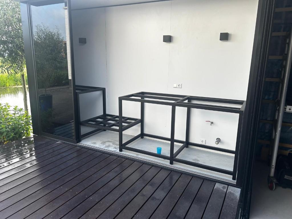 Stalen buitenkeukens maatwerk, Tuin en Terras, Buitenkeukens, Ophalen of Verzenden, Nieuw, Gas, Vrijstaand
