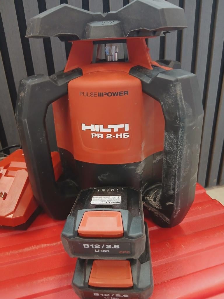 Hilti bouwlaser PR 2-HS rotatielaser + statief, ., Hilti, Ophalen of Verzenden, Zo goed als nieuw