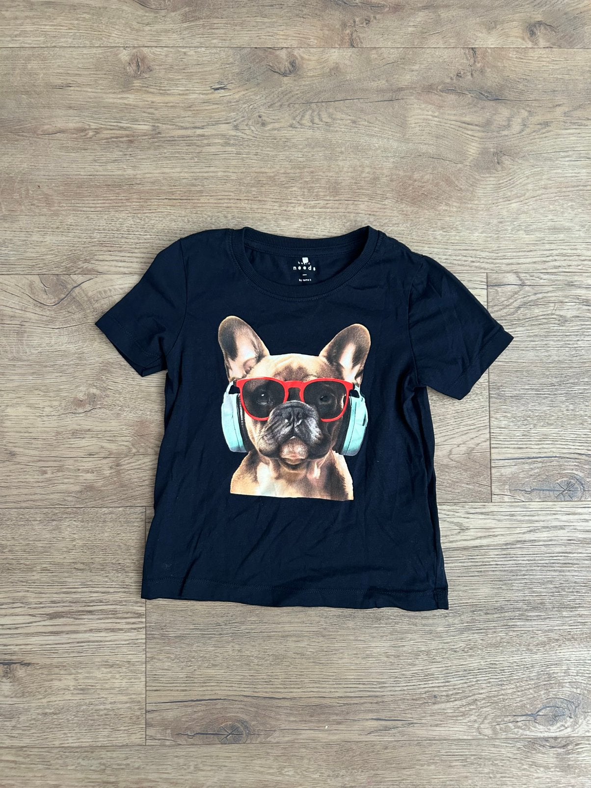 Name It donkerblauw jongens shirt maat 104 hond opdruk, Kinderen en Baby's, Ophalen of Verzenden, Zo goed als nieuw, Jongen, Shirt of Longsleeve