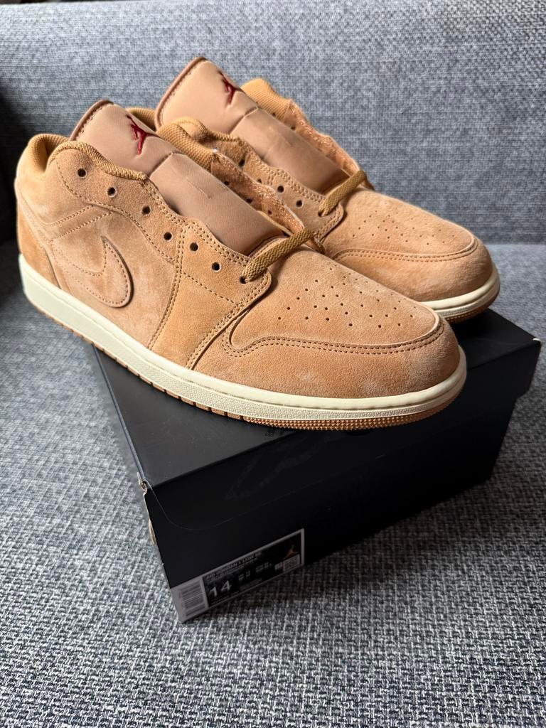 Nike Air Jordan 1 Low SE - Nieuw in doos - Maat 48.5, Kleding | Heren, Schoenen, Bruin, Nieuw, Ophalen of Verzenden, Sneakers of Gympen