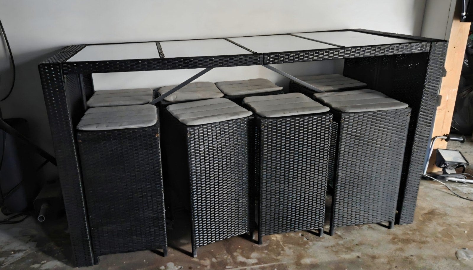 barset met 8 krukken met uitwasbare kussentjes, Huis en Inrichting, Ophalen