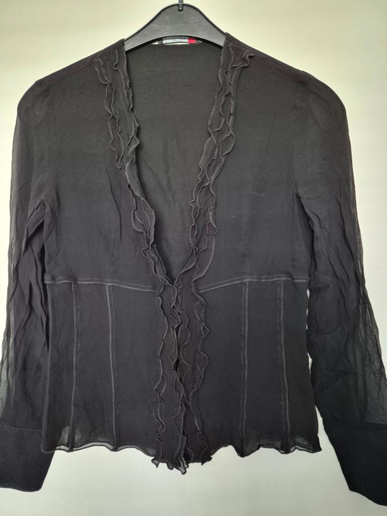 Marccain blouse, Kleding | Dames, Blouses en Tunieken, Zwart, Ophalen of Verzenden, Zo goed als nieuw, Maat 36 (S)