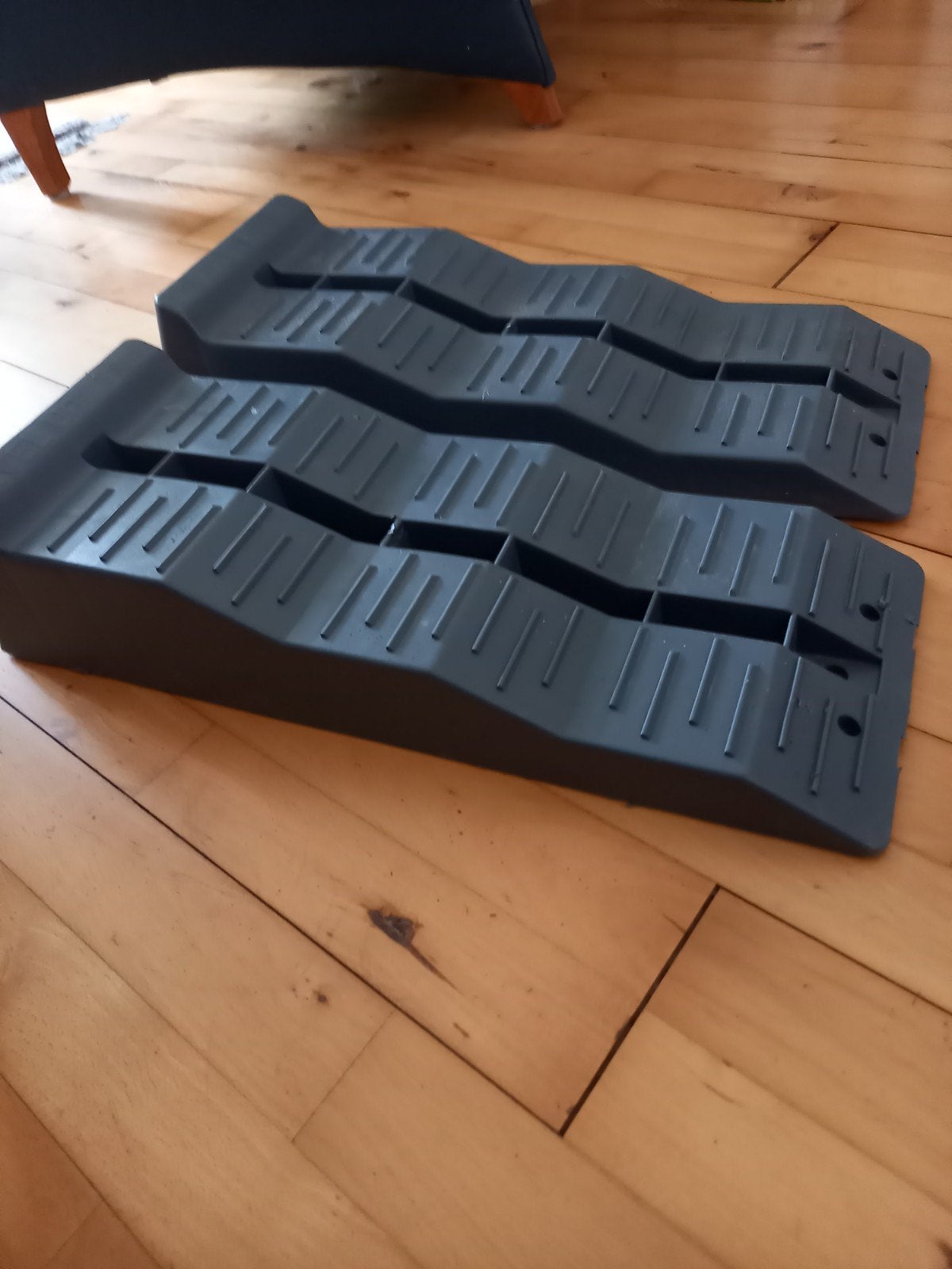 Oprijblokken / levelers voor camper, Ophalen