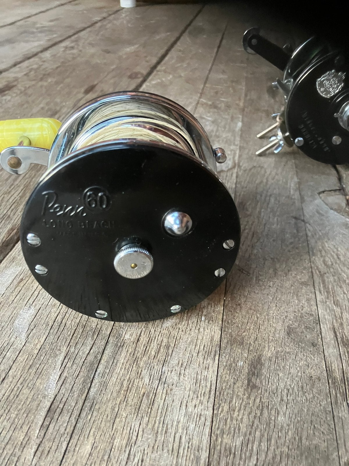 Reel penn long beach 60, Watersport en Boten, Ophalen of Verzenden, Zo goed als nieuw, Molen