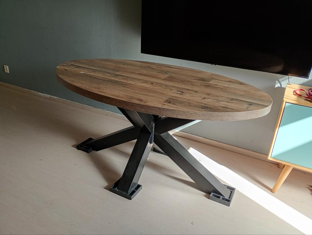 Eetkamer tafel, Huis en Inrichting, Tafels | Eettafels, Tafel, 200 cm of meer, Zo goed als nieuw, Tafel