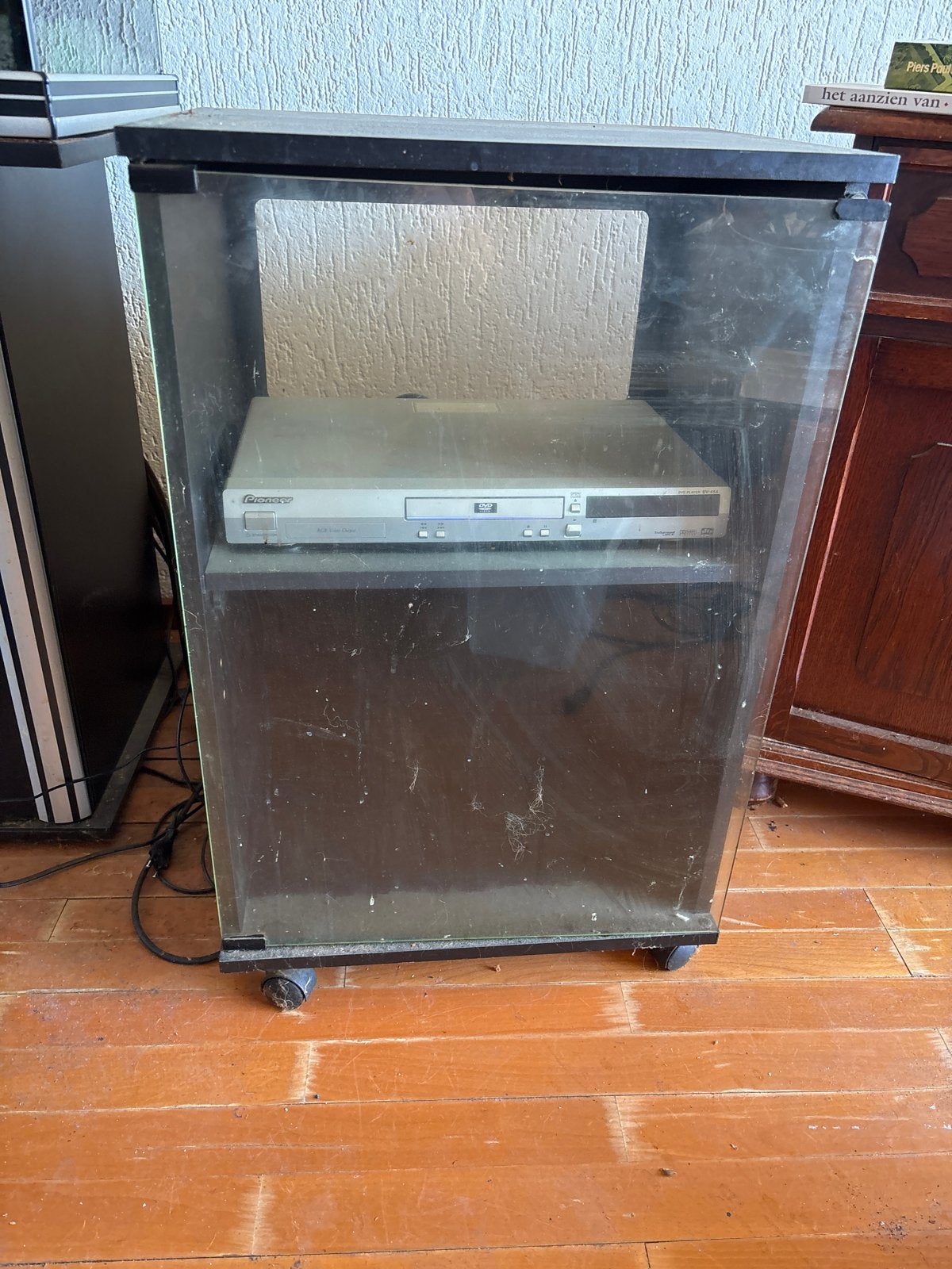 glazen meubel, Audio, Tv en Foto, Dvd-spelers, Ophalen of Verzenden, Gebruikt, Dvd-speler, Pioneer