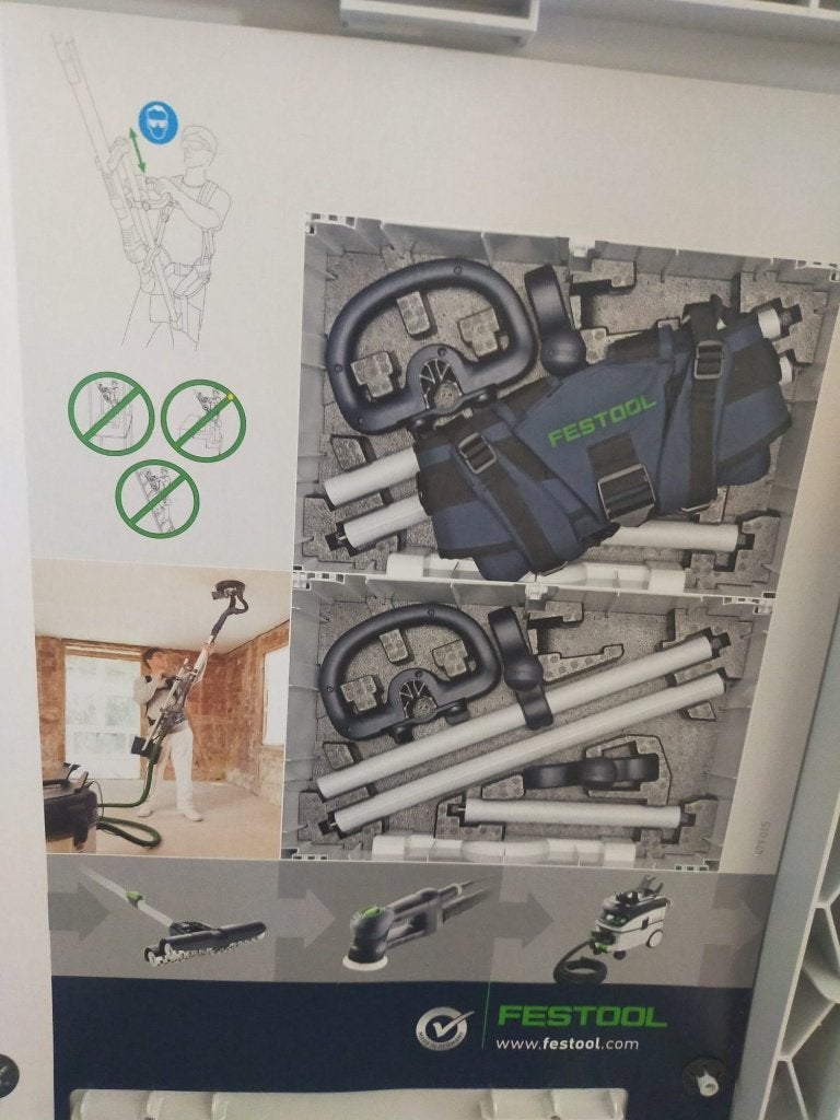 Festool Draagharnas TG-LHS-225, Ophalen, Zo goed als nieuw, 1200 watt of meer, Overige typen