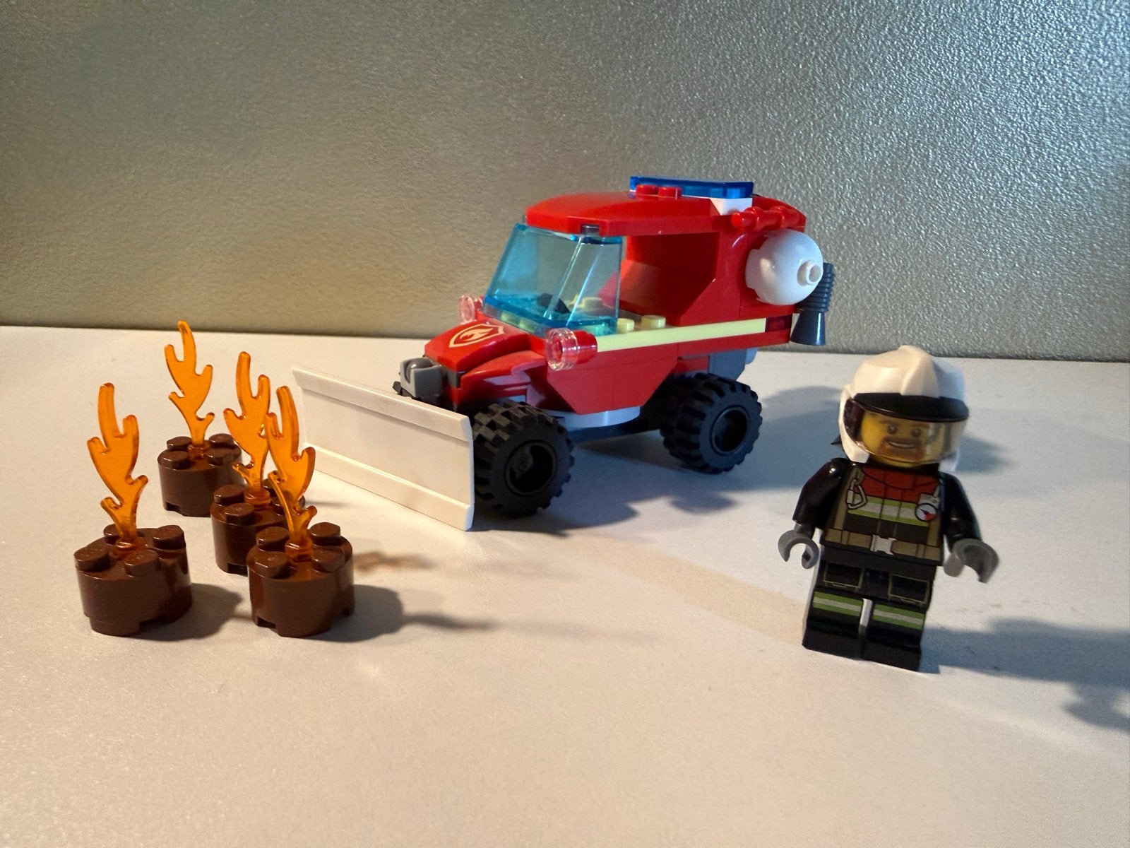 LEGO City 60279 Brandweer terreinwagen met brandweerman, Ophalen, Zo goed als nieuw, Overige merken