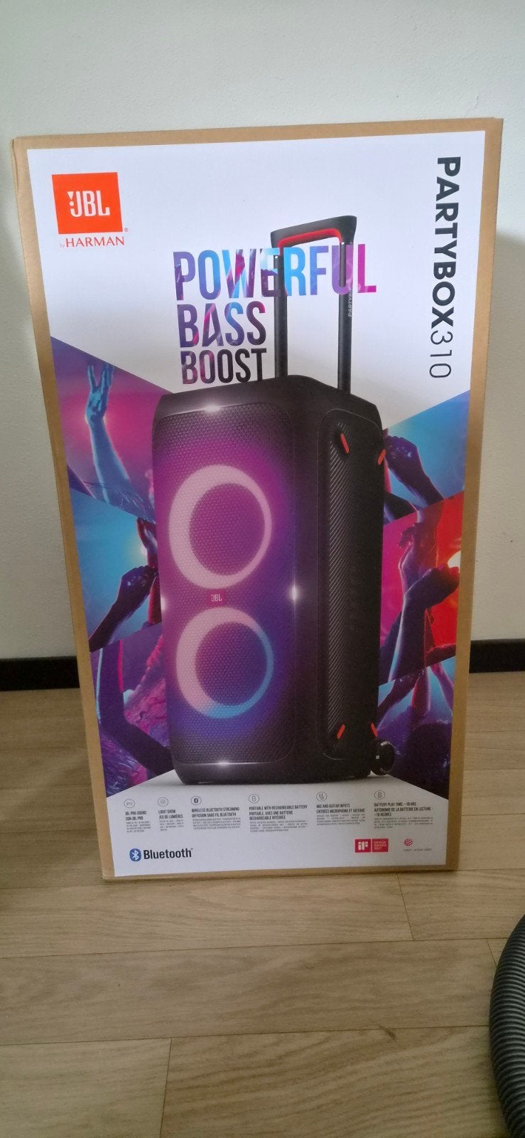 NIEUW IN DOOS: JBL PartyBox 310 - Krachtige draagbare partys, Audio, Tv en Foto, JBL, Party speaker, Nieuw, Ophalen of Verzenden