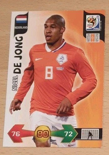 Panini Adrenalyn WK 2010 card Nigel de Jong, Ophalen, Zo goed als nieuw