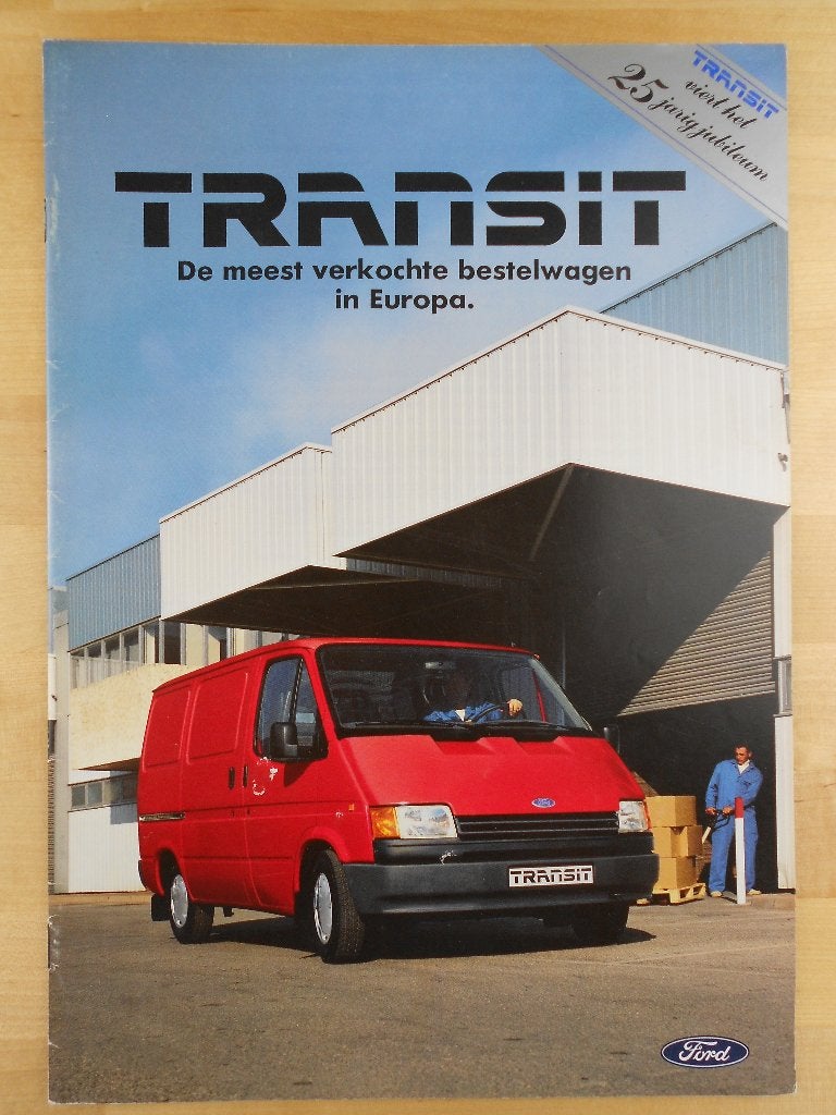 Ford Transit Brochure 1990, Ford, Ophalen of Verzenden, Zo goed als nieuw, Ford