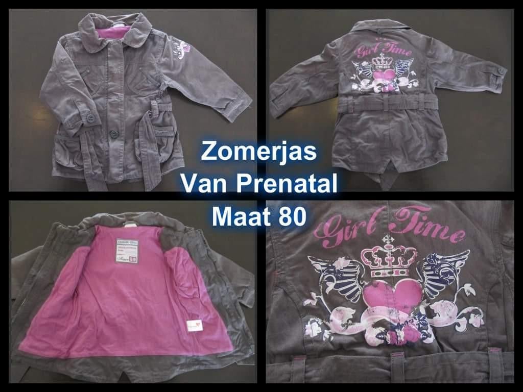 Zomerjas / najaars jas in maat 80 van de prenatal, Kinderen en Baby's, Babykleding | Maat 80, Meisje, Ophalen of Verzenden, Zo goed als nieuw